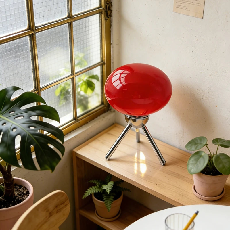  Mid-Century Mushroom Lamp 