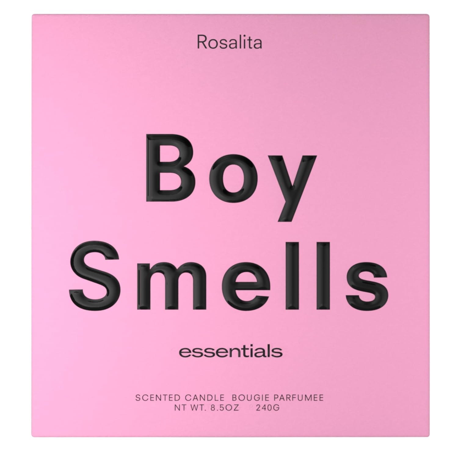 Rosalita Rose Scented Candle - 8.5 Oz - Luxury Candle with Leather and Tangerine - up to 50-Hour Burn - Cotton Wick