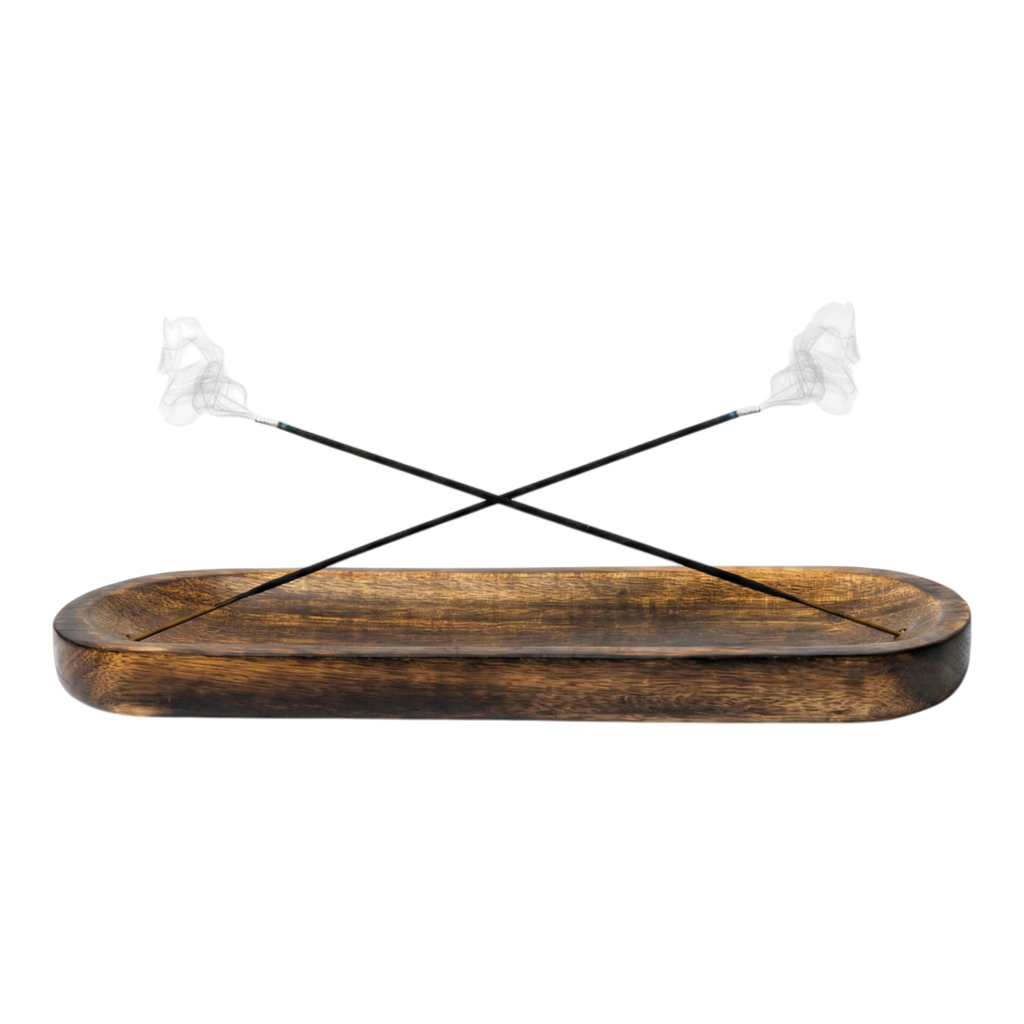 Wooden Brown Incense Holder