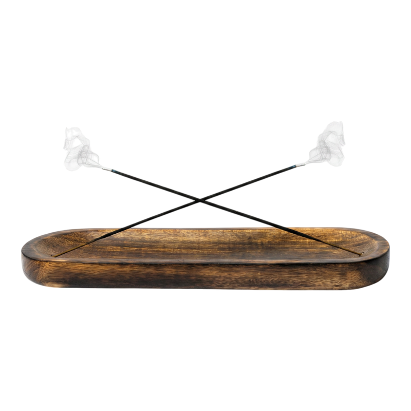 Wooden Brown Incense Holder