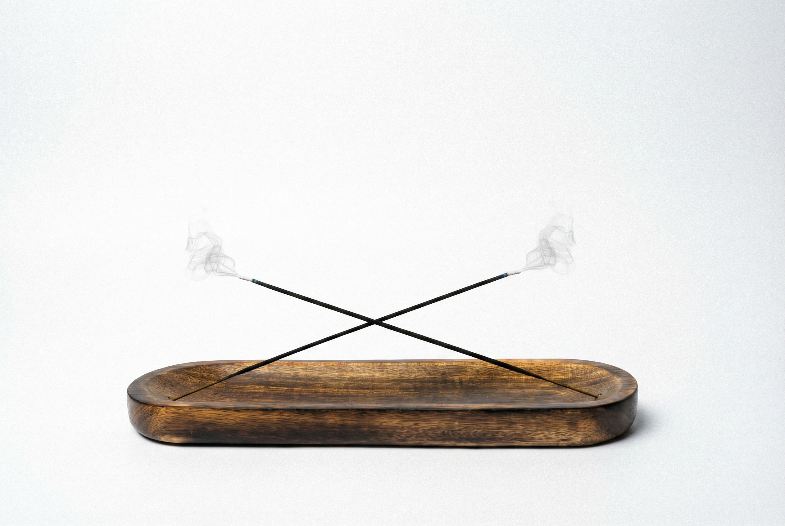 Wooden Brown Incense Holder