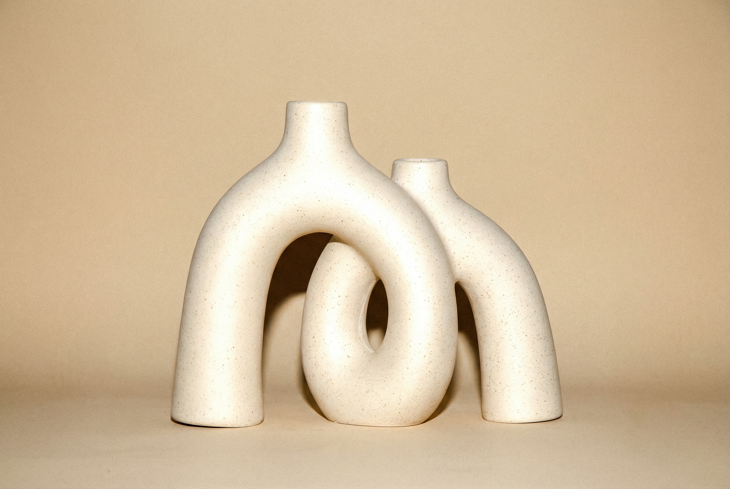 Hug Donut Decorative Vase Set