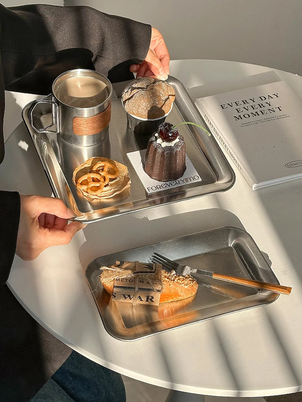 Steel Serving Tray