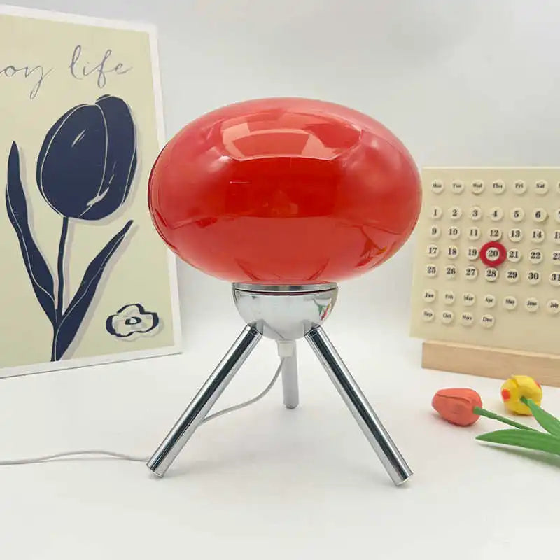  Mid-Century Mushroom Lamp 